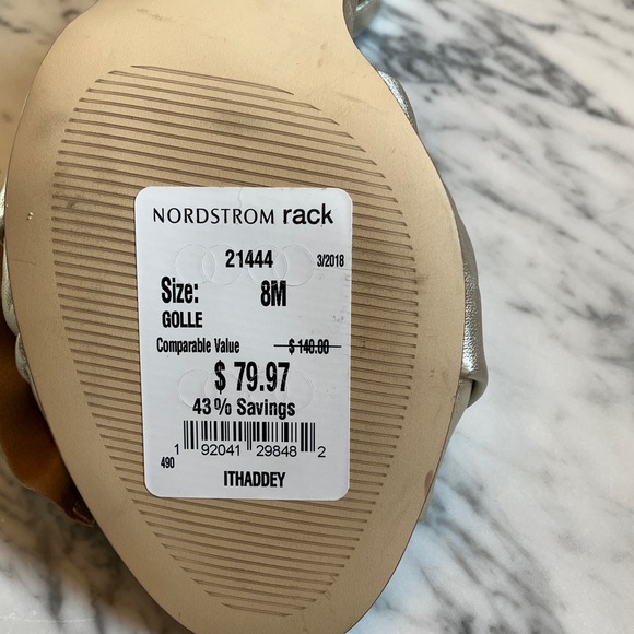 Ivanka Trump Metallic Gold Heels - Picture 3 of 3